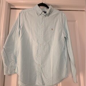 Ralph Lauren Boys Large Button down - light blue  - Excellent  condition